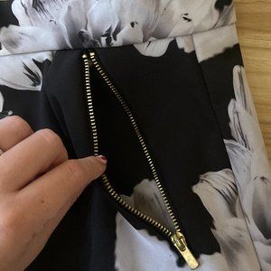 Floral skirt, business casual